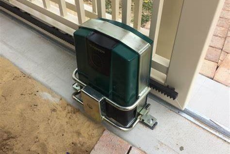 Gate motor repaired by our electrician.